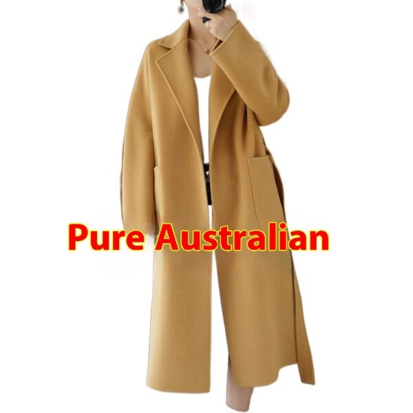 Hepburn Style Suit Collar Thickened Loose-fitting Jacket - Image 6