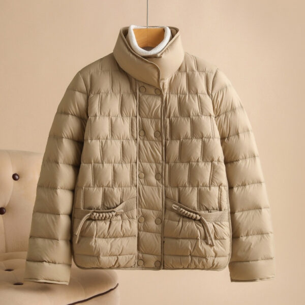 Fashion Simple Thin Lightweight Short Type Down Jacket - Image 2