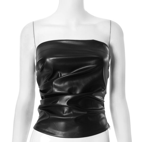 Women's Fashion Clothing Tank-top Leather - Image 8